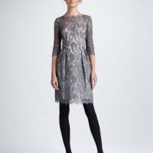 Gray lace Milly dress Size 4.